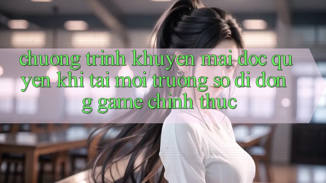 Chương Trình Khuyến Mãi Độc Quyền Khi Tải Môi trường số di động Game Chính Thức