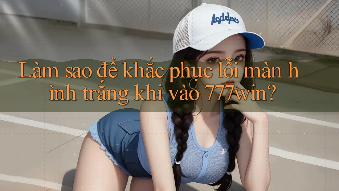 Làm sao để khắc phục lỗi màn hình trắng khi vào 777win?