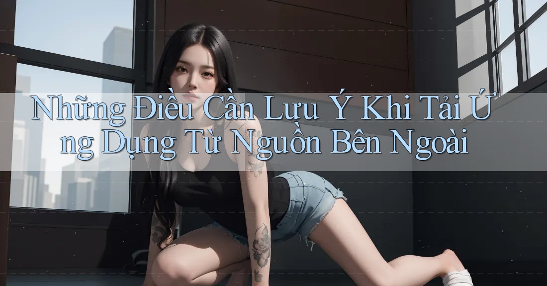 Những Điều Cần Lưu Ý Khi Tải Ứng Dụng Từ Nguồn Bên Ngoài