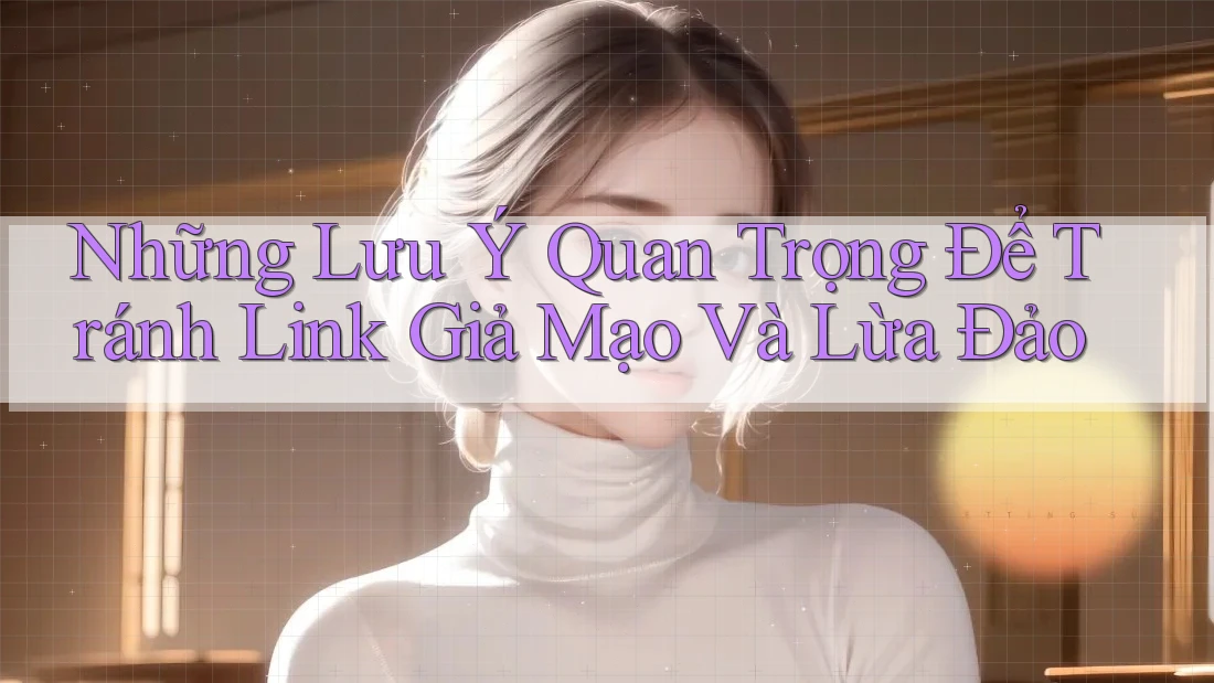Những Lưu Ý Quan Trọng Để Tránh Link Giả Mạo Và Lừa Đảo