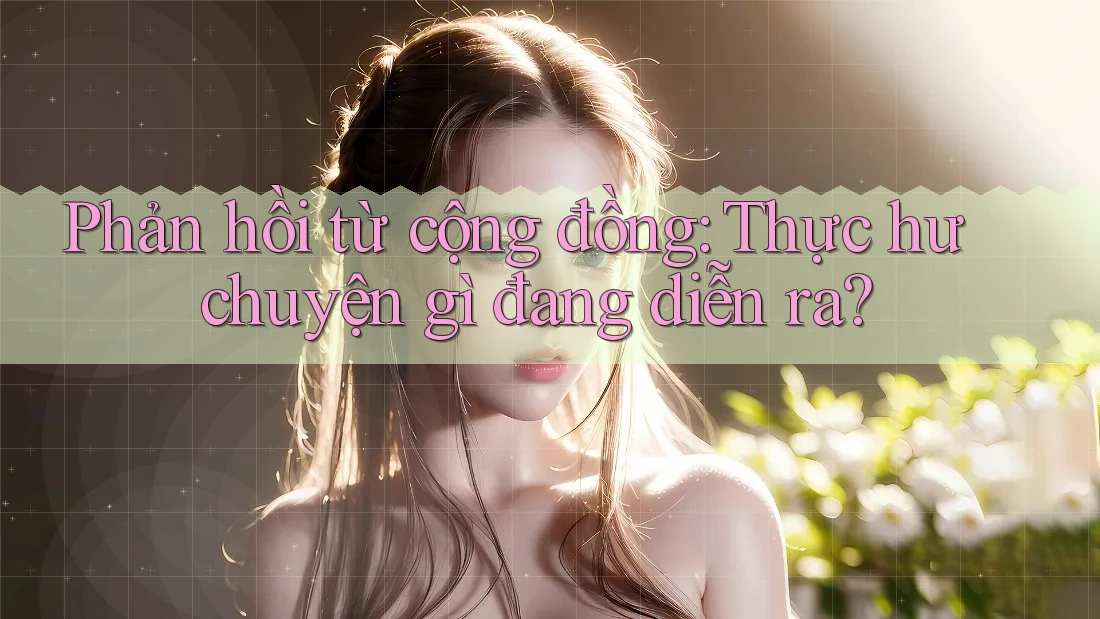 Phản hồi từ cộng đồng: Thực hư chuyện gì đang diễn ra?