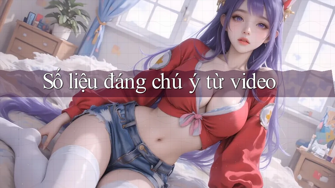 Số liệu đáng chú ý từ video