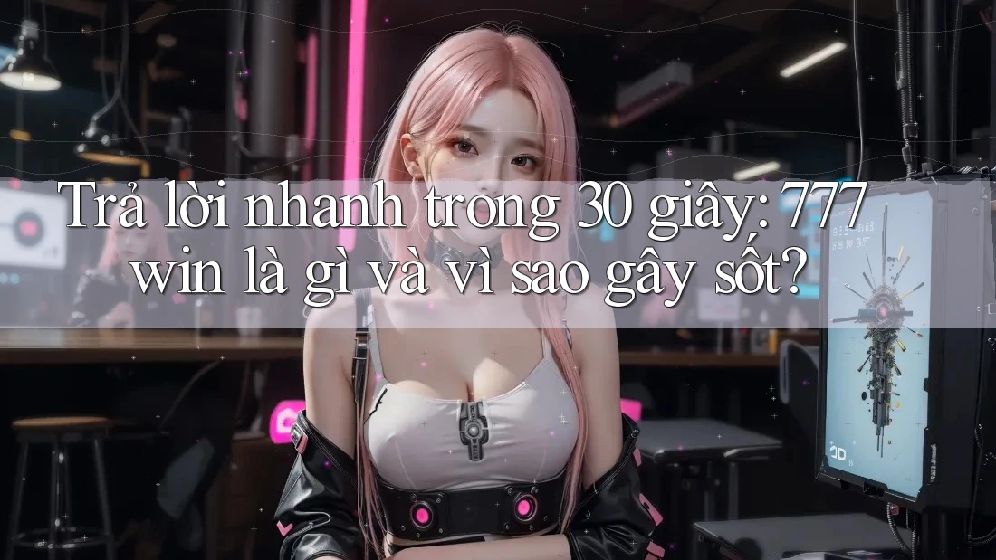 Trả lời nhanh trong 30 giây: 777win là gì và vì sao gây sốt?