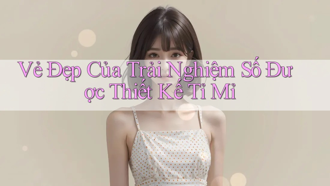 Vẻ Đẹp Của Trải Nghiệm Số Được Thiết Kế Tỉ Mỉ